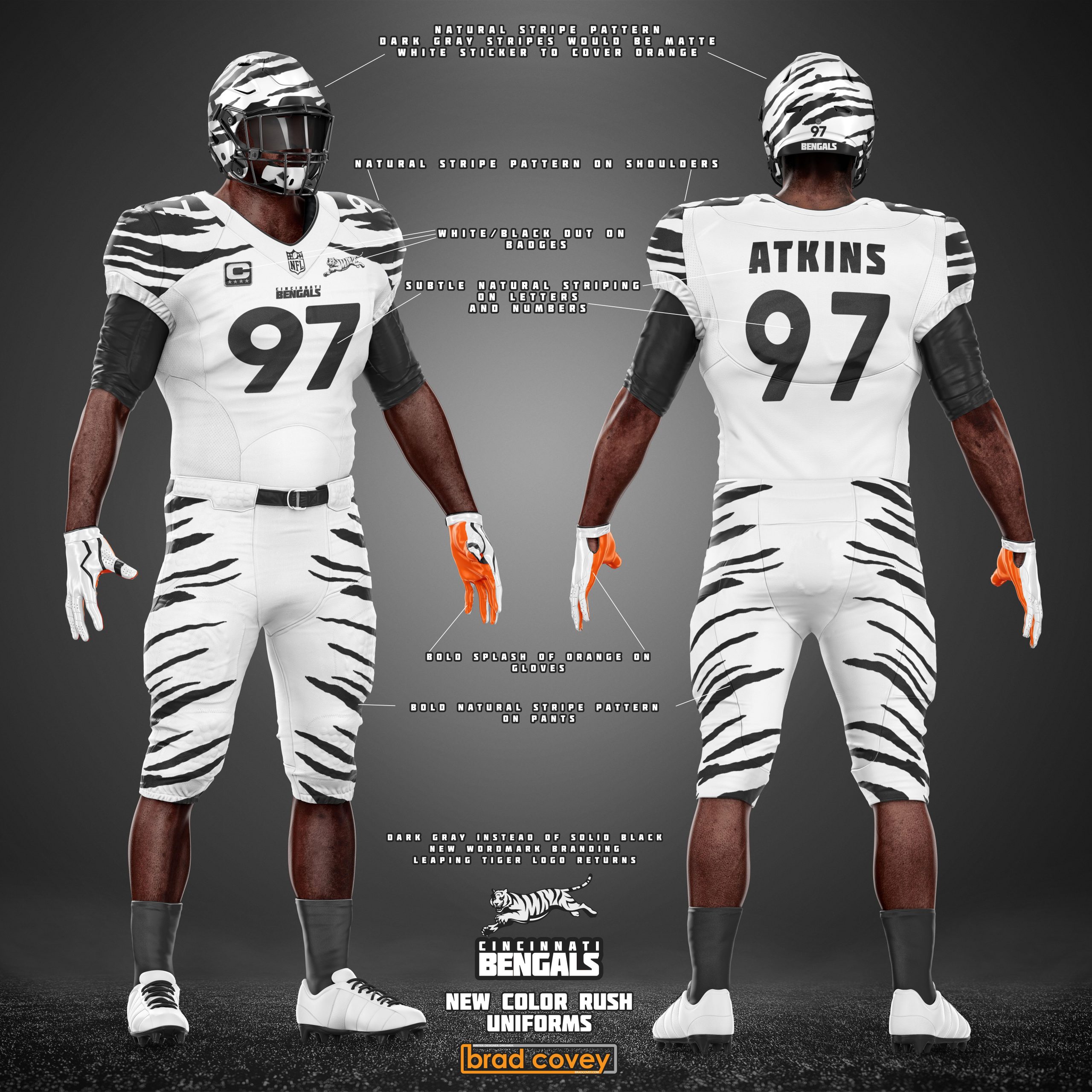 Bengals Uniform Concepts Brad Covey
